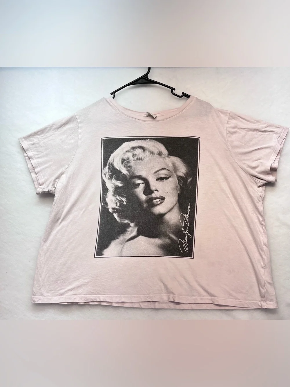 H&M Marilyn Monroe T-shirt light pink Size XXL - Picture 1 of 6